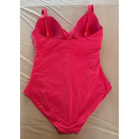 NWOT Sea Level Swim Australia Hot Pink One-Piece Swimsuit Size 16 US/20 AUS NEW - Picture 2 of 7
